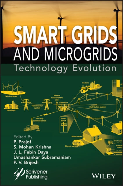 Book cover of: Smart Grids and Microgrids. By: P. Prajof