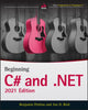 Book cover of: Beginning C# and .NET. By: Benjamin Perkins