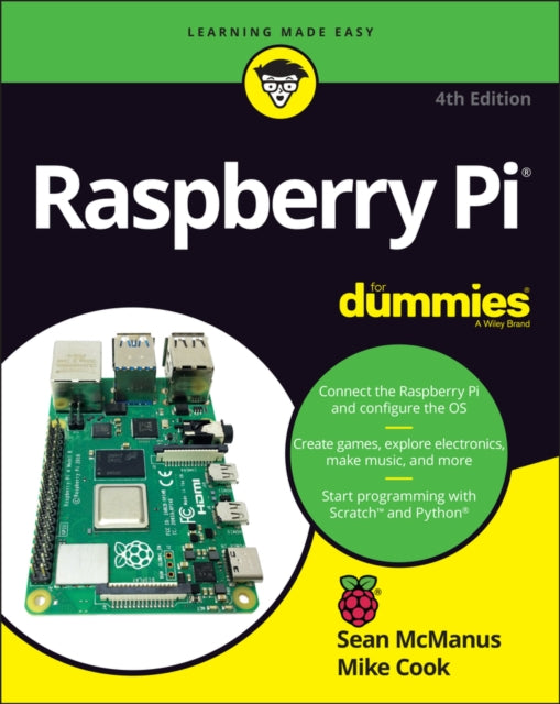 Book cover of: Raspberry Pi For Dummies. By: Sean McManus