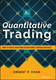 Book cover of: Quantitative Trading. By: Ernest P. Chan