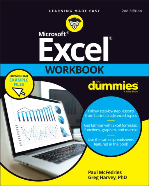 Book cover of: Excel Workbook For Dummies. By: Paul McFedries