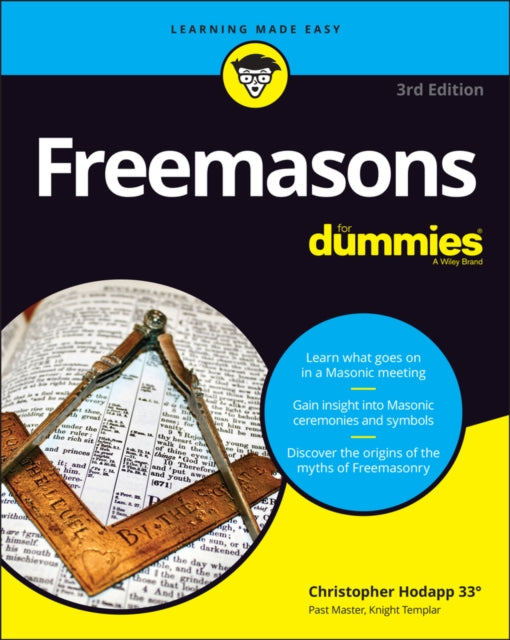 Book cover of: Freemasons For Dummies. By: Christopher Hodapp