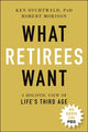 Book cover of: What Retirees Want. By: Ken Dychtwald