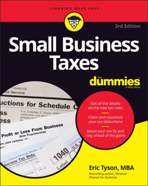 Book cover of: Small Business Taxes For Dummies. By: Eric Tyson