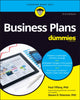 Book cover of: Business Plans For Dummies. By: Paul Tiffany