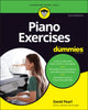 Book cover of: Piano Exercises For Dummies. By: David Pearl