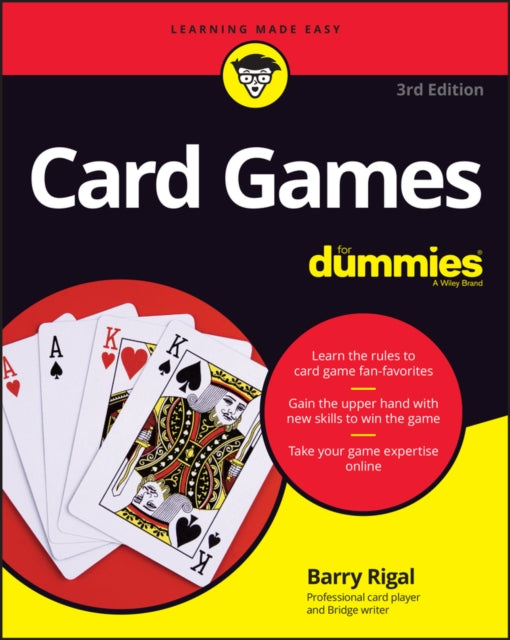 Book cover of: Card Games For Dummies. By: Barry Rigal