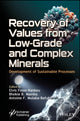 Book cover of: Recovery of Values from Low-Grade and Complex Minerals. By: Elvis Fosso-Kankeu