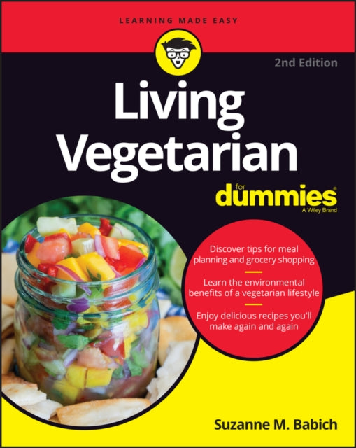 Book cover of: Living Vegetarian For Dummies. By: Suzanne Babich