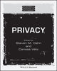 Book cover of: Privacy. By: Carissa Véliz
