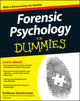 Book cover of: Forensic Psychology For Dummies