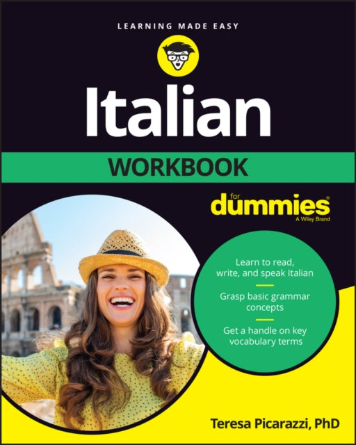Book cover of: Italian Workbook For Dummies. By: Teresa L. Picarazzi