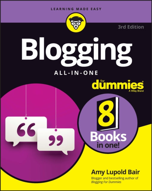Book cover of: Blogging All-in-One For Dummies. By: Amy Lupold Bair