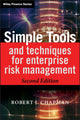 Book cover of: Simple Tools and Techniques for Enterprise Risk Management. By: Robert J. Chapman