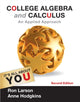 Book cover of: College Algebra and Calculus : An Applied Approach