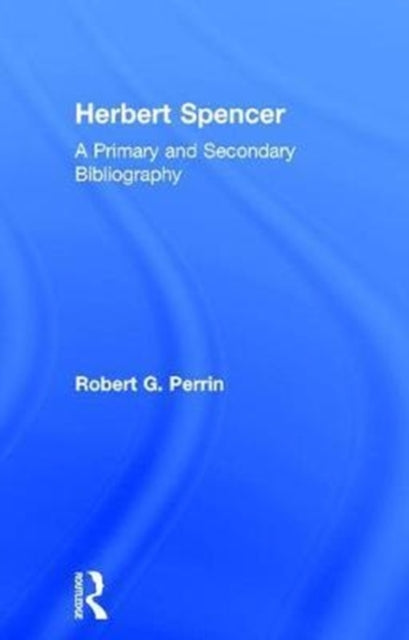 Book cover of: Herbert Spencer. By: Robert G. Perrin