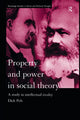 Book cover of: Property and Power in Social Theory. By: Dick Pels