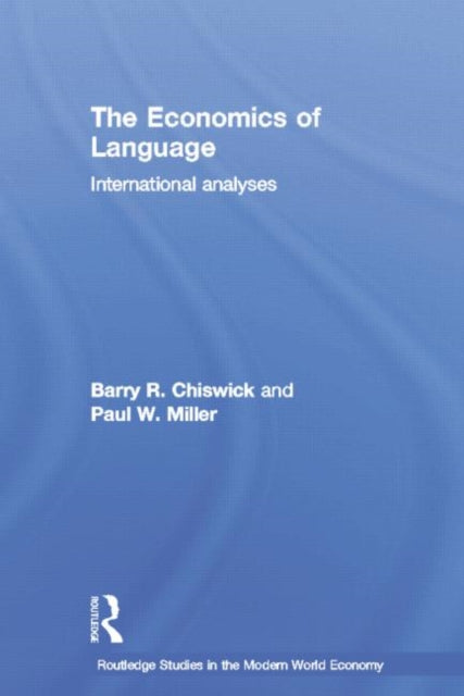 Book cover of: Economics of Language. By: Barry R. Chiswick