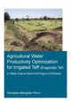 Book cover of: Agricultural Water Productivity Optimization for Irrigated Teff (Eragrostic Tef) in a Water Scarce Semi-Arid Region of Ethiopia. By: Yenesew Mengiste Yihun
