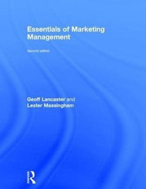 Essentials of Marketing Management