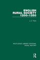 Book cover of: English Rural Society, 1200-1350. By: J. Z. Titow