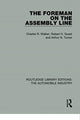 Book cover of: Foreman on the Assembly Line. By: Charles Rumford Walker