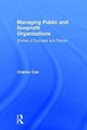 Book cover of: Managing Public and Nonprofit Organizations. By: Charles K. Coe