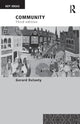 Book cover of: Community. By: Gerard Delanty