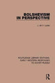 Book cover of: Bolshevism in Perspective. By: J. de V. Loder