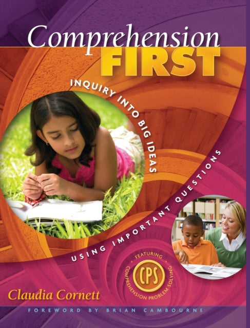 Book cover of: Comprehension First. By: Claudia E. Cornett