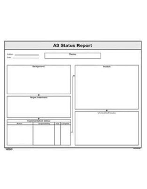 Book cover of: A3 Status Report. By: Enna