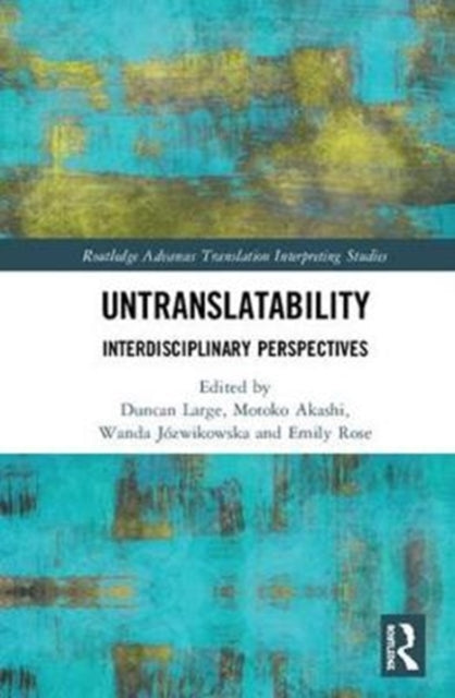 Book cover of: Untranslatability. By: Duncan Large