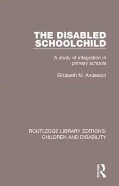 Book cover of: Disabled Schoolchild. By: Anderson Elizabeth M.