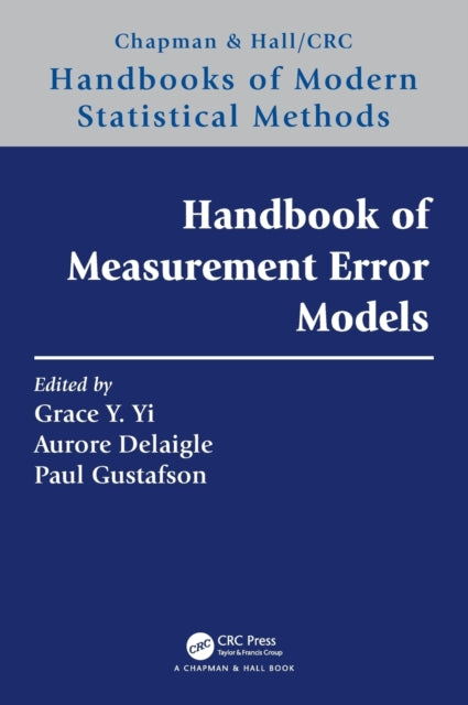 Book cover of: Handbook of Measurement Error Models. By: Grace Y. Yi