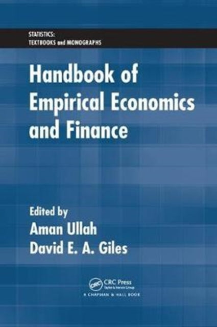 Book cover of: Handbook of Empirical Economics and Finance. By: Aman Ullah