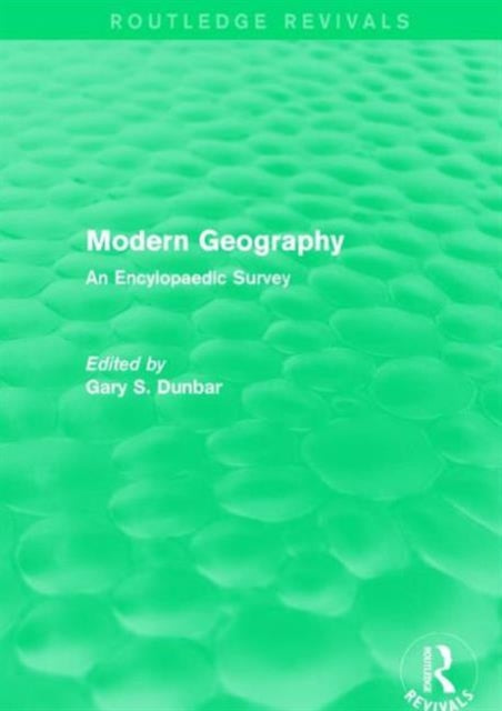 Book cover of: Modern Geography. By: Gary S. Dunbar