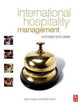 Book cover of: International Hospitality Management. By: Alan Clarke