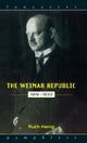 Book cover of: Weimar Republic 1919-1933. By: Ruth Henig