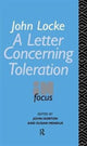 Book cover of: John Locke's Letter on Toleration in Focus. By: Horton, John