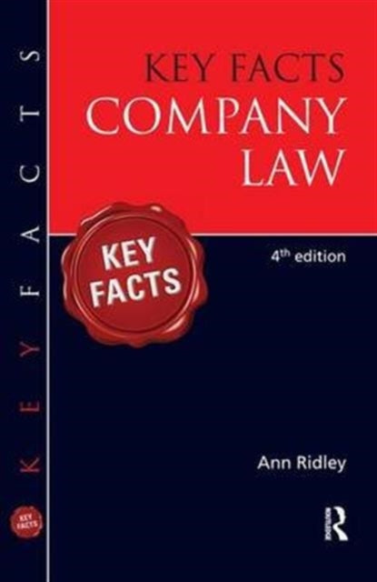 Book cover of: Key Facts Company Law. By: Ann Ridley
