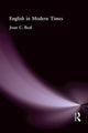 Book cover of: English in Modern Times. By: Joan C. Beal