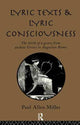 Book cover of: Lyric Texts & Consciousness. By: Paul Allen Miller