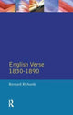 Book cover of: English Verse 1830 - 1890. By: Bernard Richards