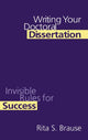 Book cover of: Writing Your Doctoral Dissertation. By: Rita S. Brause