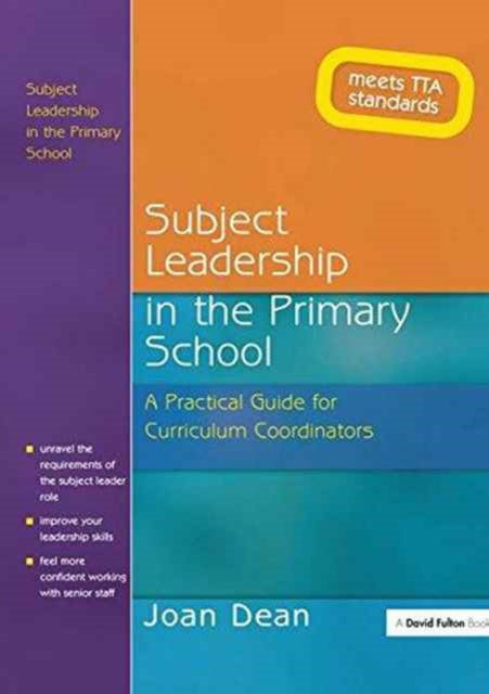 Book cover of: Subject Leadership in the Primary School. By: Joan Dean