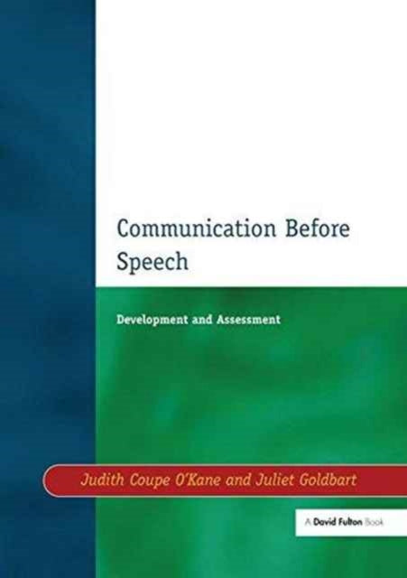 Book cover of: Communication before Speech. By: Judith Coupe O'Kane