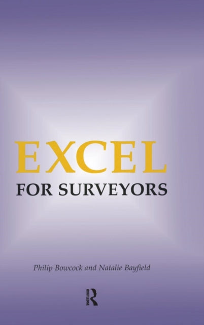 Book cover of: Excel for Surveyors. By: Philip Bowcock