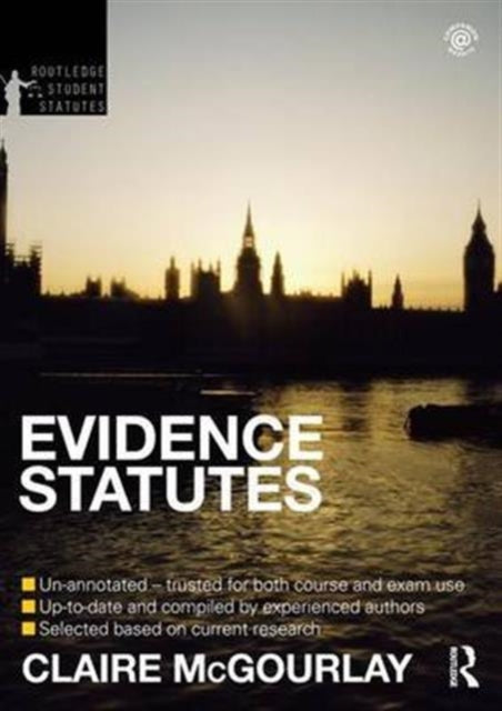 Book cover of: Evidence Statutes 2012-2013. By: Claire McGourlay