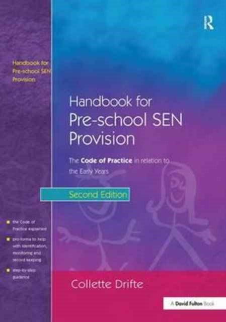 Book cover of: Handbook for Pre-School SEN Provision. By: Chris Spencer