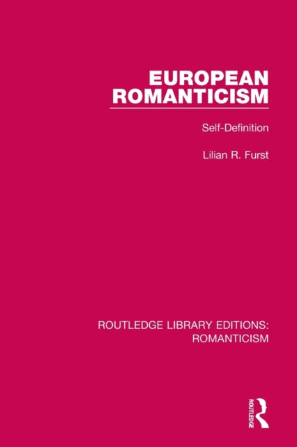 Book cover of: European Romanticism. By: Lilian R. Furst